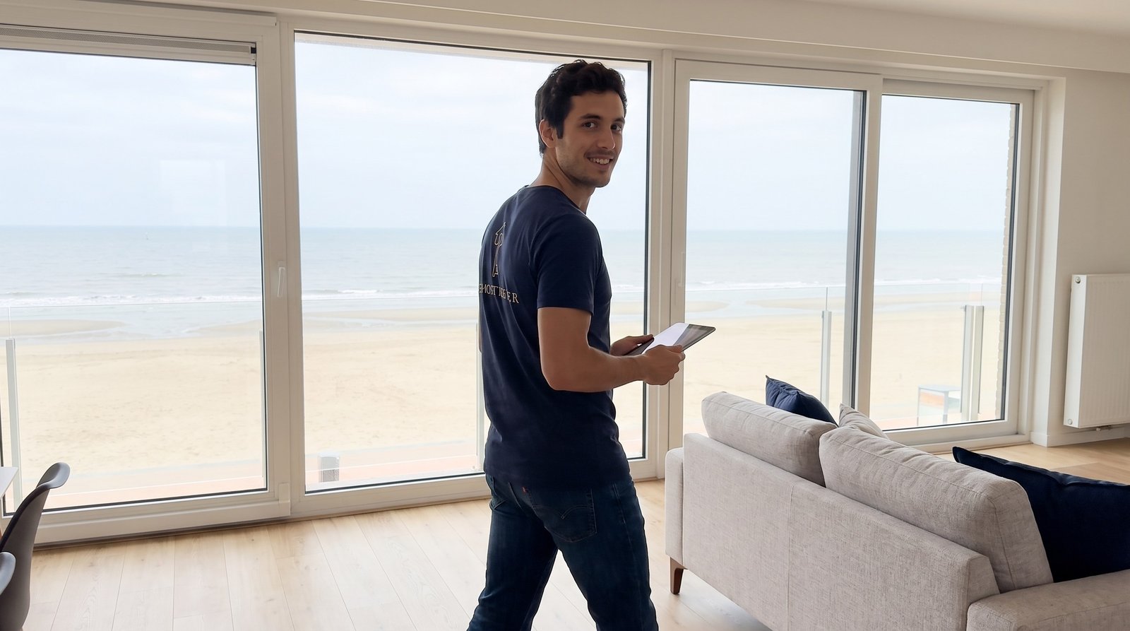 Inspectie in een kustappartement